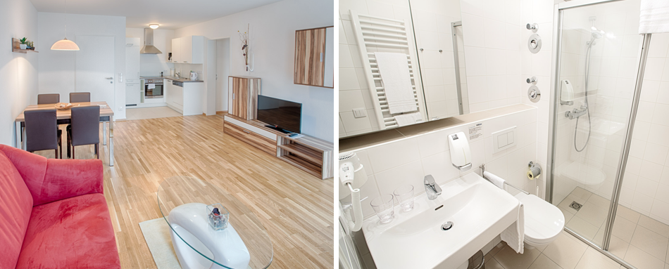 Ausstattung der Apartments